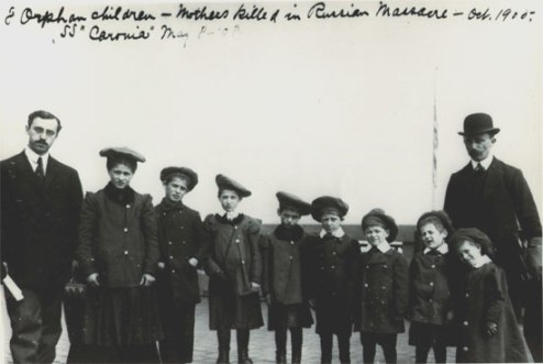 orphans arrived 1908
